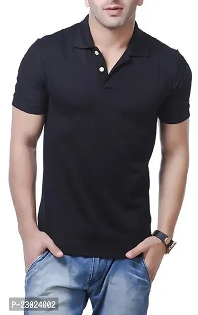 Men Stylish Cotton Casual T-Shirt-thumb0