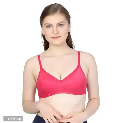 Women Cotton Lace Lightly Padded Bra, Pack of 4 Combo, Multicolor-thumb3