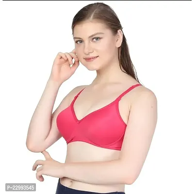 Women Cotton Lace Lightly Padded Bra, Pack of 4 Combo, Multicolor-thumb4