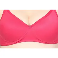 Women Cotton Red Colour Padded Bra, Pack of 4 Combo, Multicolor-thumb1