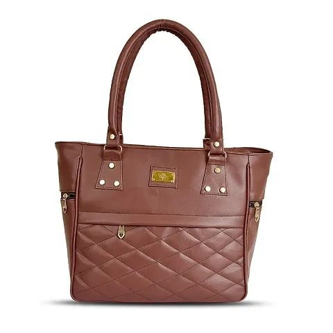 Classic PU Solid Handbags for Women