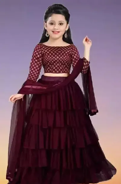 Alluring Net Lehenga Cholis For Girls