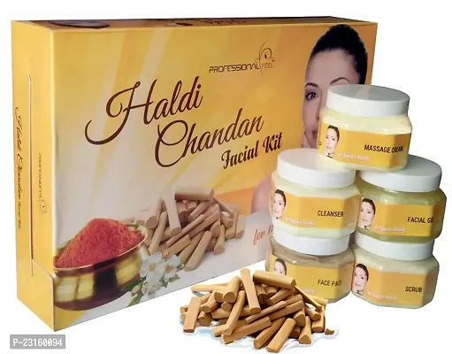 Professional Feel Haldi Chandan Facial Kit-500 Gm -Haldi Chandan