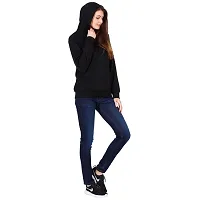 KALANABH Sweatshirt for Women, Cotton Blend Full Sleeves Sweatshirt for Women Stylish Latest Winterwear with Neck Hoodies-thumb1