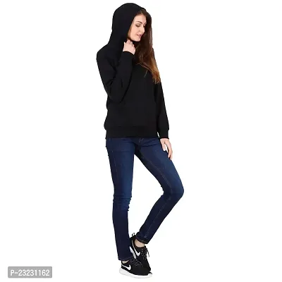 KALANABH Sweatshirt for Women, Cotton Blend Full Sleeves Sweatshirt for Women Stylish Latest Winterwear with Neck Hoodies-thumb2