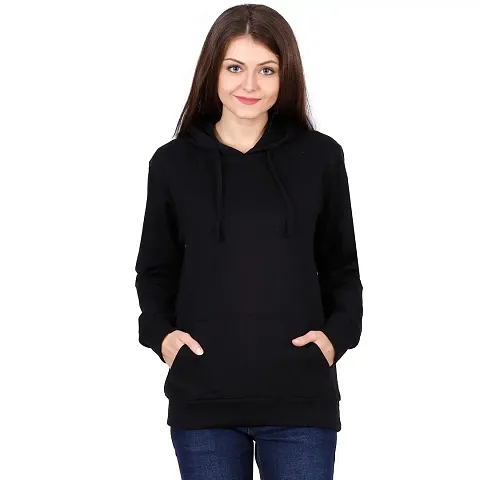 KALANABH Sweatshirt for Women, Blend Full Sleeves Sweatshirt for Women Stylish Latest Winterwear with Neck Hoodies