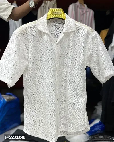 Trendy Cotton Blend Casual Shirts For Men