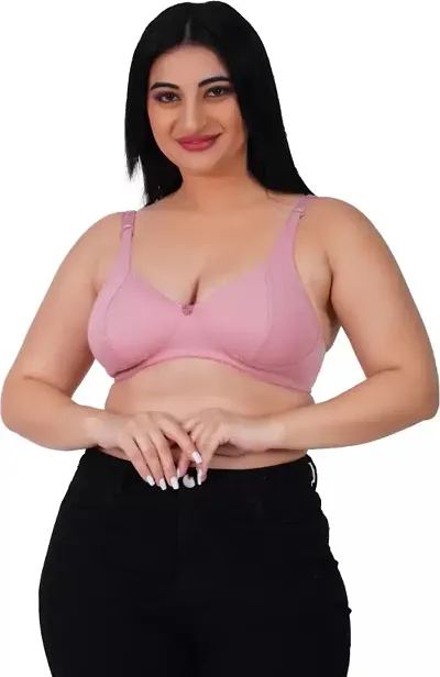 Stylish Blend Solid Bras For Women