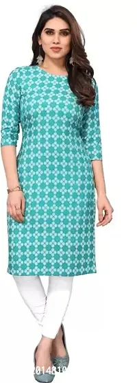 Beautiful Cotton Blend Green Printed Kurta Pant And Dupatta Set For Women-thumb0