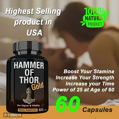 NutraHerbal hammer of thor Immunity Booster 60 capcules || Hammer -of- Thor Original Capsules, Mens Health - Men Power Booster - Kamasutra &ndash; Ling Booster Capsules &ndash; Long Time Sexual Medicine