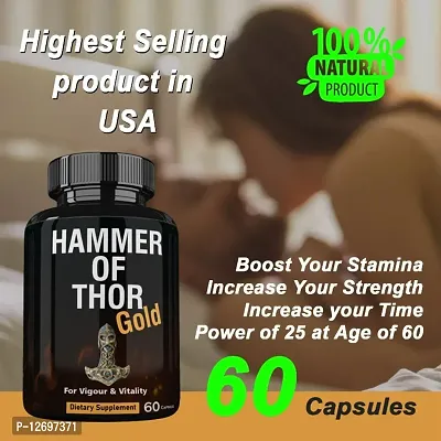 NutraHerbal hammer of thor Immunity Booster 60 capcules || Hammer -of- Thor Original Capsules, Mens Health - Men Power Booster - Kamasutra &ndash; Ling Booster Capsules &ndash; Long Time Sexual Medicine-thumb0