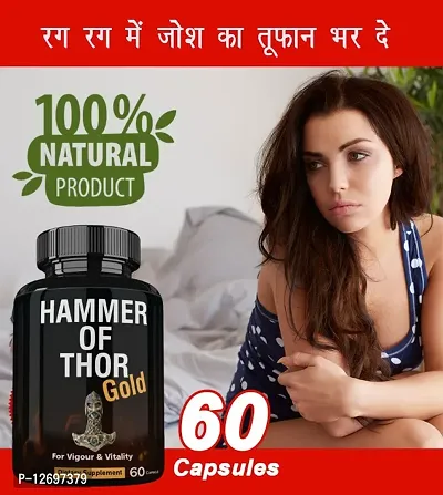 NutraHerbal hammer of thor Immunity Booster 60 capcules || Hammer -of- Thor Original Capsules, Mens Health - Men Power Booster - Kamasutra &ndash; Ling Booster Capsules &ndash; Long Time Sexual Medicine