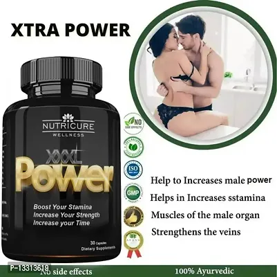 XXXL Power  for vigour and vitality | 100gm | pack of 1 | 30 capsules | Ayurvedic Medicine for strength and stamina | 100% effective-thumb0