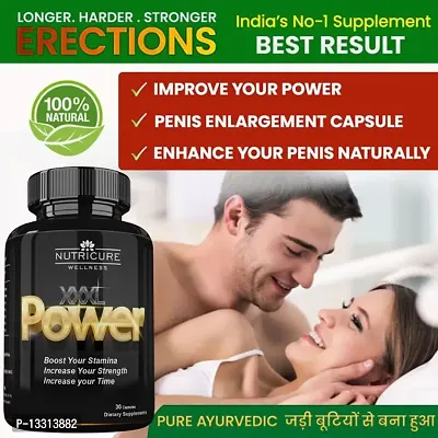 XXXL Power  for vigour and vitality | 100gm | pack of 1 | 30 capsules | Ayurvedic Medicine for strength and stamina | 100% effective-thumb0