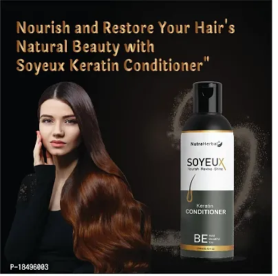 NutraHerbal Soyeux Keratin Shampoo - Nourishing Care for Strong, Silky Hair 250ml
