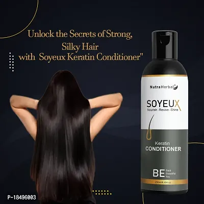 NutraHerbal Soyeux Keratin Shampoo - Nourishing Care for Strong, Silky Hair 250ml-thumb2