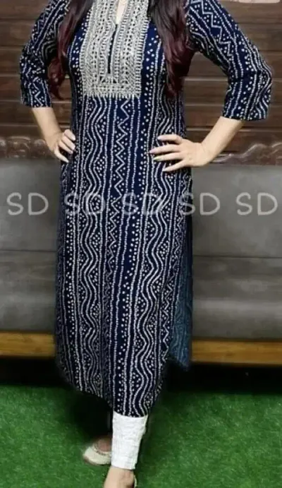 SEQUENCE RAYON KURTI