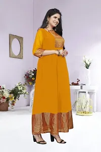 A LINE CHIIFON VISCOSE KURTA-thumb1