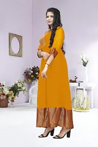 A LINE CHIIFON VISCOSE KURTA-thumb2