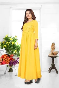 Fancy Georgette Gown For Women-thumb3