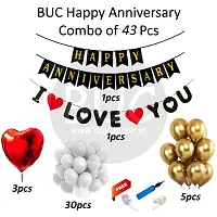 BUC Happy Birthday Decorations For Boys and Girls Happy Birthday Decoration Items Kit , Anniversary Celebration Kit (Pack Of 43)-thumb3