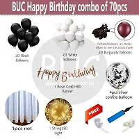 BUC Happy Birthday Decorations For Boys and Girls Happy Birthday Decoration Items Kit , Birthday Celebration Kit (Pack Of 70)-thumb4