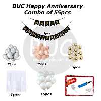 BUC Happy Birthday Decorations For Boys and Girls Happy Anniversary Decoration Items Kit , Anniversary Celebration Kit (Pack Of 55)-thumb4