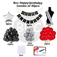 BUC Happy Birthday Decorations For Boys and Girls Happy Birthday Decoration Items Kit , Birthday Celebration Kit (Pack Of 45)-thumb4