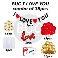 BUC Happy Birthday Decorations For Boys and Girls Love Decoration Items Kit , I Love You Celebration Kit (Pack Of 38)-thumb4