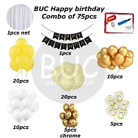 BUC Happy Birthday Decorations For Boys and Girls Happy Birthday Decoration Items Kit , Birthday Celebration Kit (Pack Of 75)-thumb4