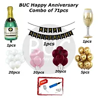 BUC Happy Birthday Decorations For Boys and Girls Happy Anniversary Decoration Items Kit , Anniversary Celebration Kit (Pack Of 71)-thumb3