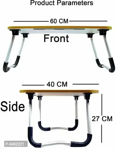 Multi-Purpose Laptop Table/Study Table/Bed Table/Foldable and Portable Wooden/Writing Desk (SPIDER_MAN)-thumb3
