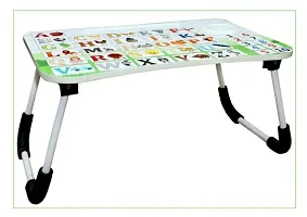 Multi-Purpose Laptop Table/Study Table/Bed Table/Foldable and Portable Wooden/Writing Desk (ABCD)-thumb1