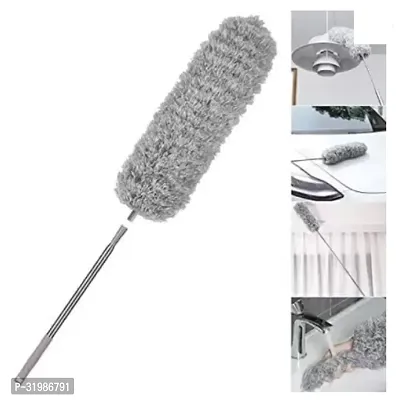 Microfiber Feather Duster Bendable  Extendable Fan Cleaning Duster with 100 inches Expandable Pole Handle-thumb0