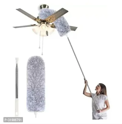 Microfiber Feather Duster Bendable  Extendable Fan Cleaning Duster with 100 inches Expandable Pole Handle-thumb4