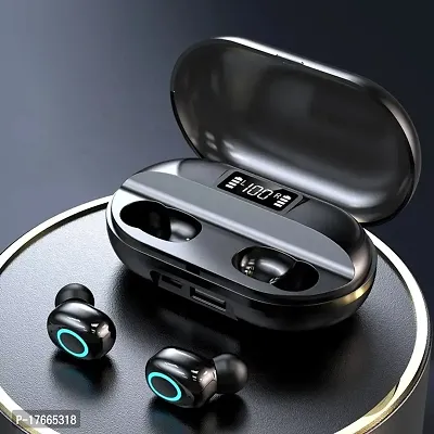 TUNIFI Earbuds T2 BLK  TWS With Power Bank upto 40 Hours playback Wireless Bluetooth Headphones Airpods ipod buds bluetooth Headset