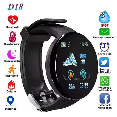 TUNIFI D18 Smart watch  TWS With upto 30 Hours playback Wireless Bluetooth Headphones Airpods ipod buds bluetooth Headset-thumb0