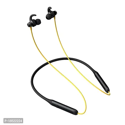 Tunifi B-255 Neckband Yellow TWS With upto 48 Hours playback Wireless Bluetooth Headphones Airpods ipod buds bluetooth Headset-thumb3