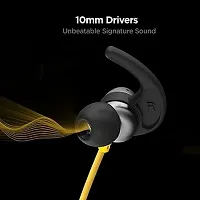 Tunifi B-255 Neckband Yellow TWS With upto 48 Hours playback Wireless Bluetooth Headphones Airpods ipod buds bluetooth Headset-thumb1