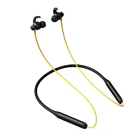 Tunifi B-255 Neckband Yellow TWS With upto 48 Hours playback Wireless Bluetooth Headphones Airpods ipod buds bluetooth Headset-thumb2