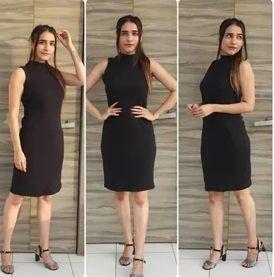 Trendy Lycra Dress for women