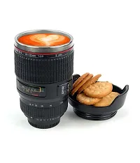 Camera Lens Shaped Black Coffee Tea Mug Gifts For Birthdays  Photography-thumb1