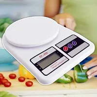 Electronic Kitchen Digital Weighing Scale, Multipurpose (White, 10 Kg)-thumb2