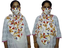 Fashionable 3 layer Stole/Hizab/Chunni Designer Mask-thumb4