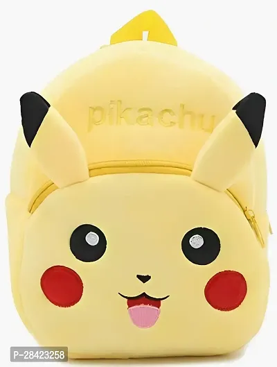 Pikachu Kindergarten Backpack, 10L, 2 Compartment, Premium Quality, Embroidered Design, Suitable for Ages 2.5-7 Years-thumb0