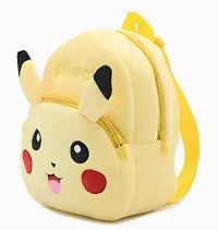 Pikachu Kindergarten Backpack, 10L, 2 Compartment, Premium Quality, Embroidered Design, Suitable for Ages 2.5-7 Years-thumb1