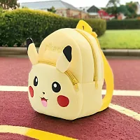 Pikachu Kindergarten Backpack, 10L, 2 Compartment, Premium Quality, Embroidered Design, Suitable for Ages 2.5-7 Years-thumb2