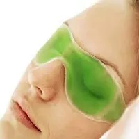 JK ENTERPRISE (PACK OF 2) Aloe Vera Cool Gel Eye Mask Summer Ice Cooling Sleeping Mask for Eye Patches Remove Dark Circles Fatigue Cool Eyes Patch Pads Eye Care (2 PC GREEN WITH MAGNETE-thumb2