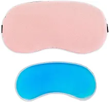 JK ENTERPRISE (PACK OF 2) Eye Mask For Sleeping Men Women With Cooling Gel For Night Deep Sleep, Dark Circles, Puffy Eye's, Dry Eyes And Eye Fatigue(2 PC BLUE COLOUR)-thumb2