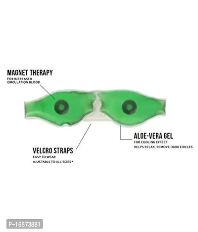 JK ENTERPRISE (PACK OF 3 PC) Aloe Vera Cool Gel Eye Mask Summer Ice Cooling Sleeping Mask for Eye Patches Remove Dark Circles Fatigue Cool Eyes Patch Pads Eye Care (3 PC)-thumb4